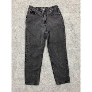 VTG Vintage - DENIM RIDERS 12P Black Jeans Straight Leg 5-Pocket Design